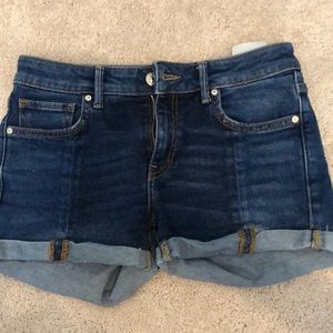 Gently used jean shorts from Mango. size 4